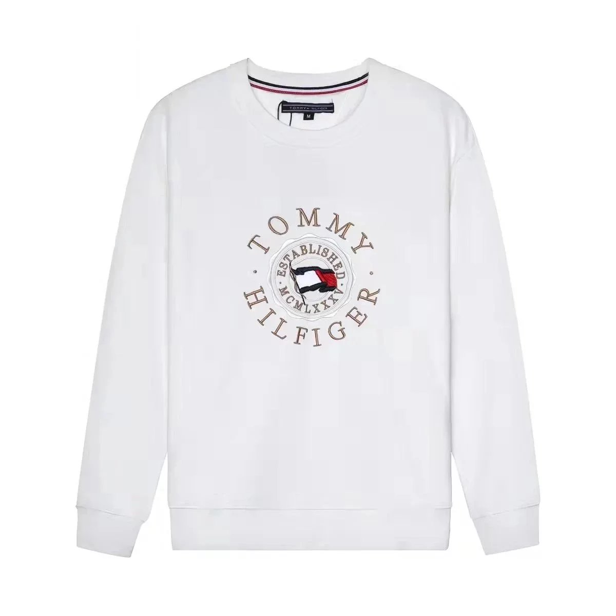 Tommy Hilfiger Registered Trademark Est. 1985 Graphic Crewneck Sweatshirt Navy