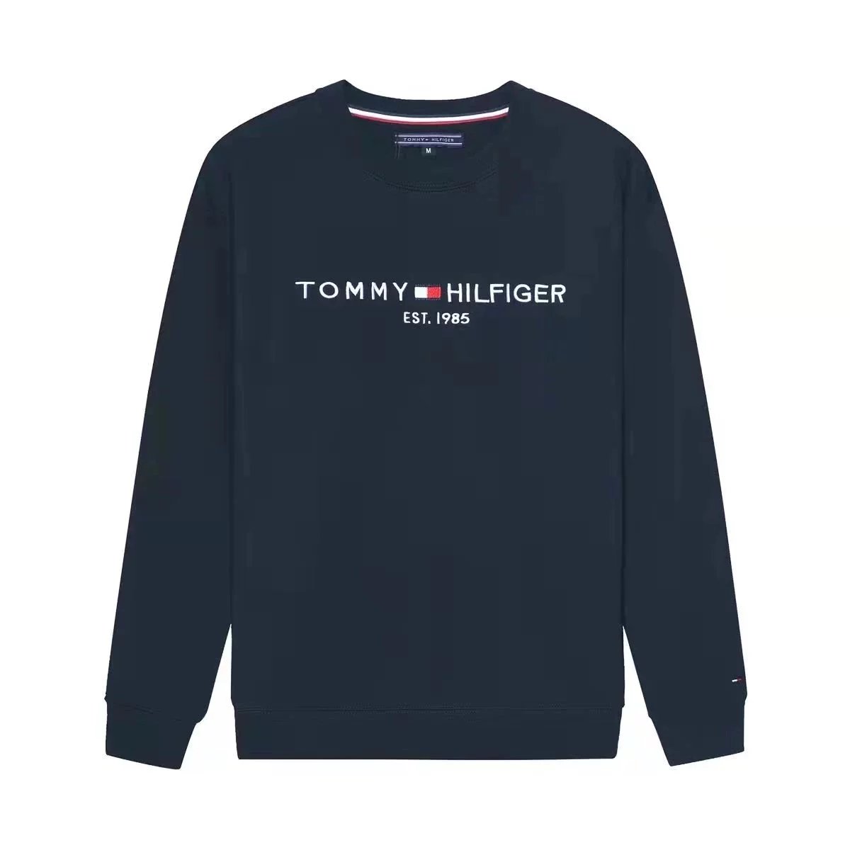 Tommy Hilfiger Registered Trademark Est. 1985 Graphic Crewneck Sweatshirt Navy