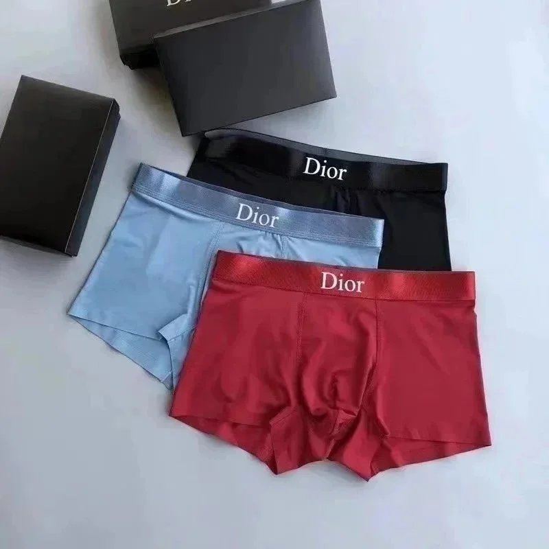 Dior Boxer Briefs Comfortable Underwear Set Multicolor