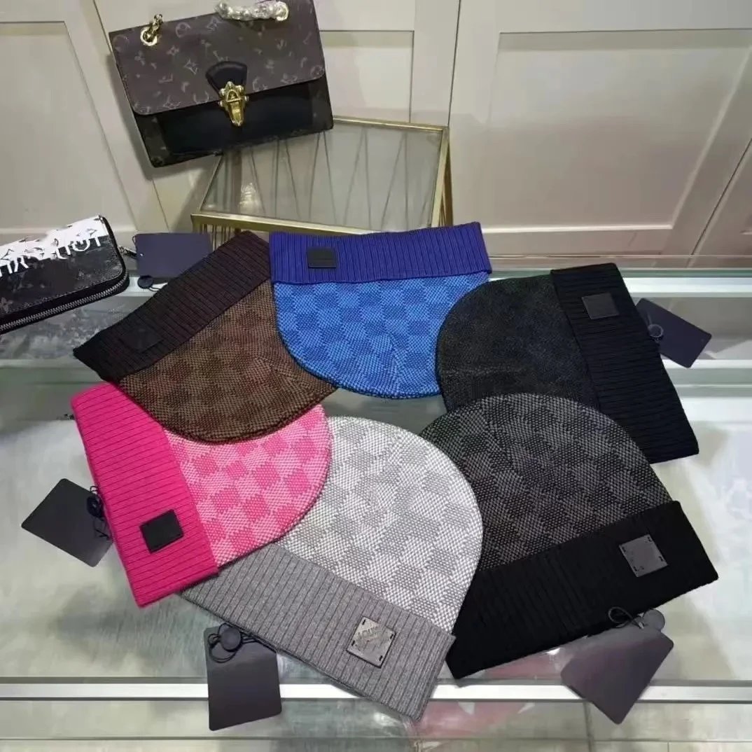 Louis Vuitton LV Damier Knit Beanie Hat Multicolor
