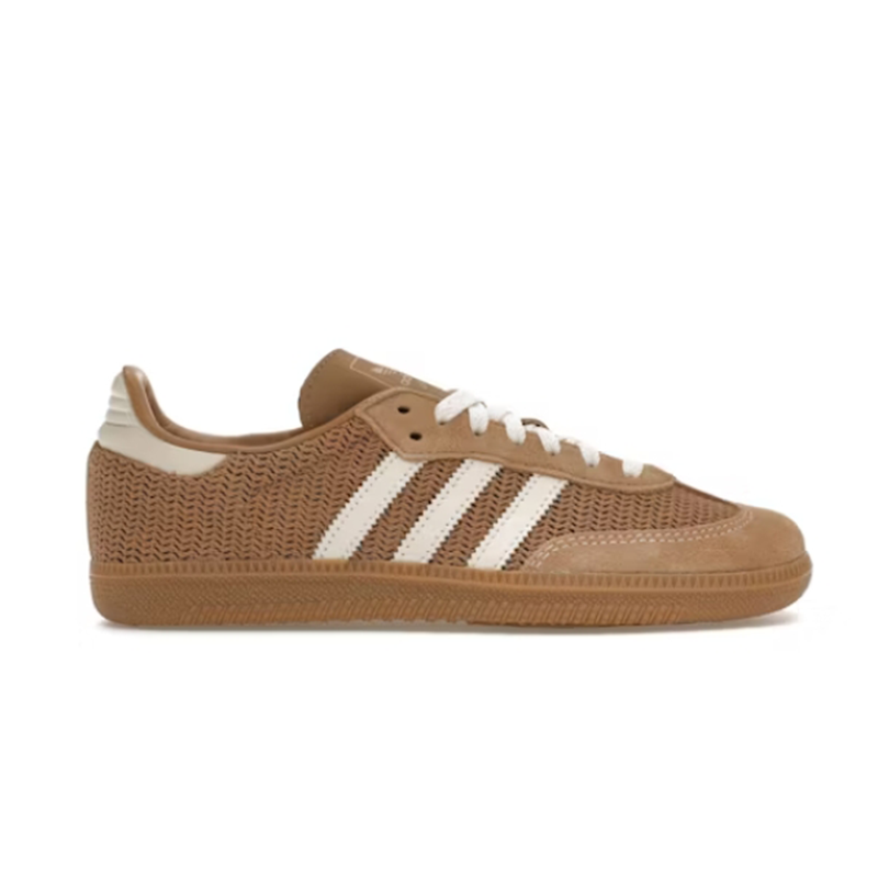Adidas Samba OG Casual Sneakers Brown and White