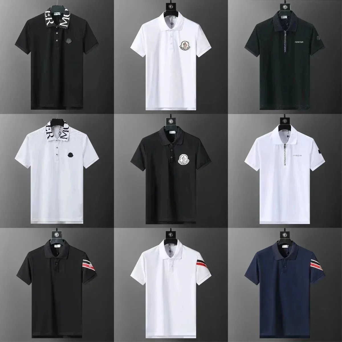 Moncler Polo Shirt Cotton Casual Summer