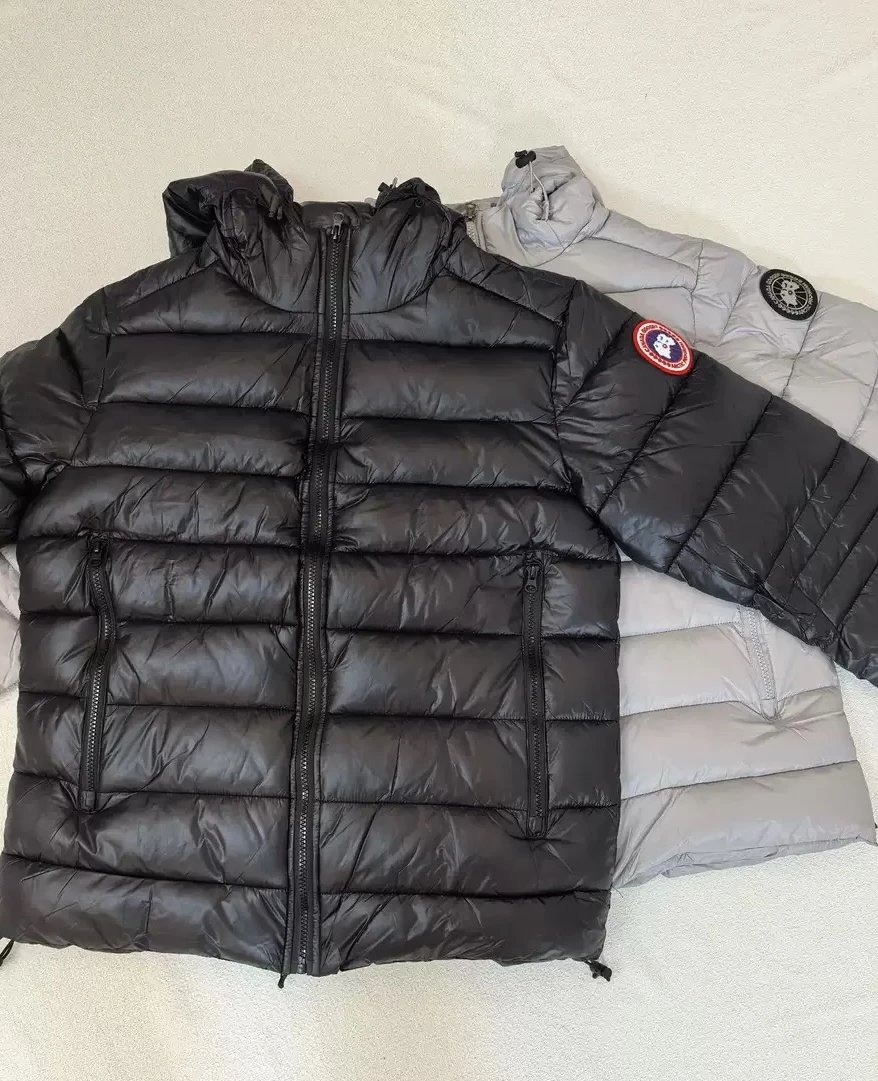 Canada Goose HyBridge Lightweight Puffer Jacket Black and Gray