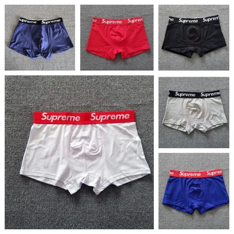 Supreme Boxer Briefs Cotton Underwear Multicolor