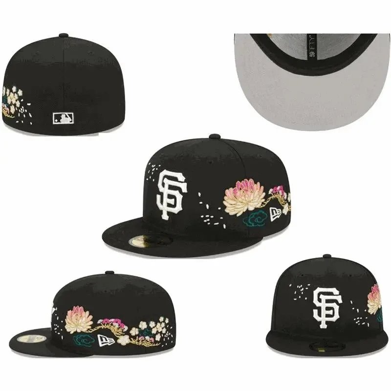 New Era 59FIFTY San Francisco Giants Floral Fitted Cap Black