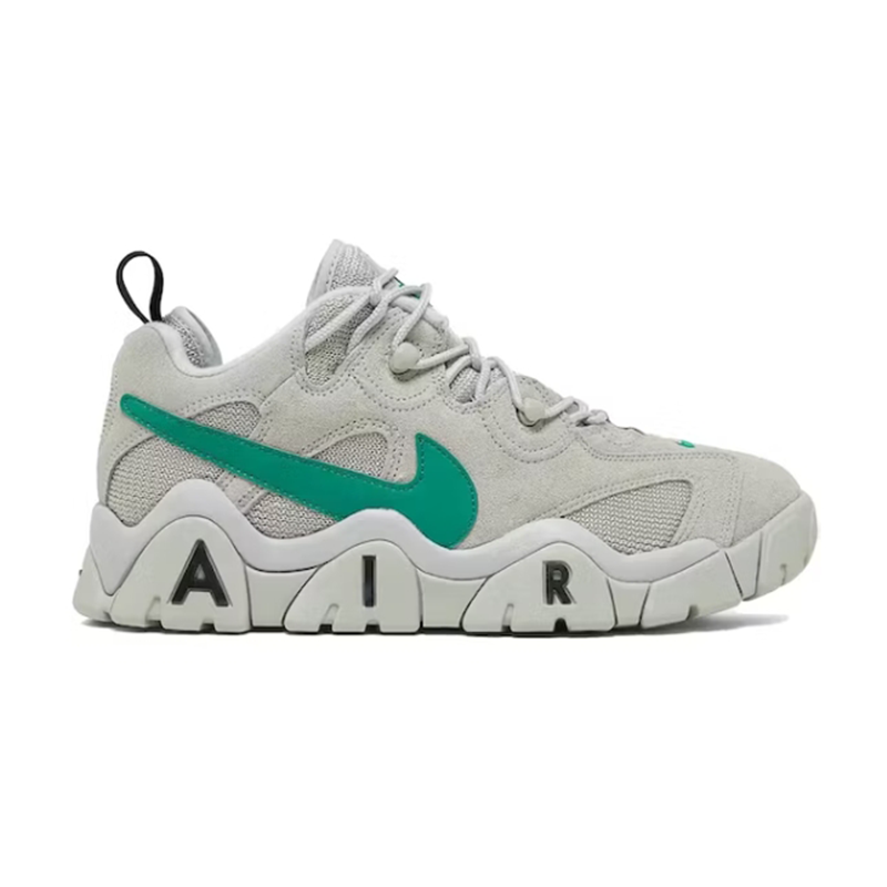 Nike Air Barrage Low Chunky Sneakers Gray and Green