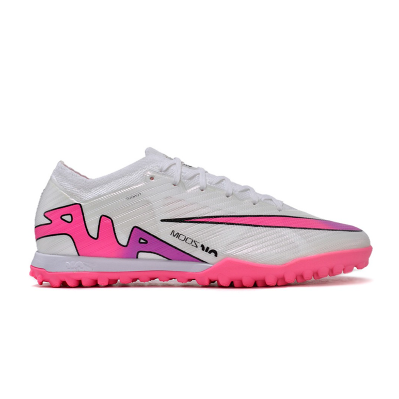 Nike Air Zoom Mercurial Vapor 15 Pro TF Football Boots White and Pink