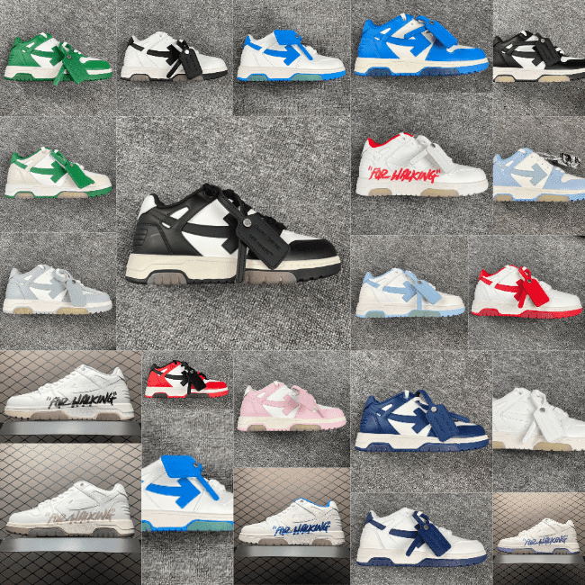 Off-White Out of Office OOO Low Top Sneakers Multicolor