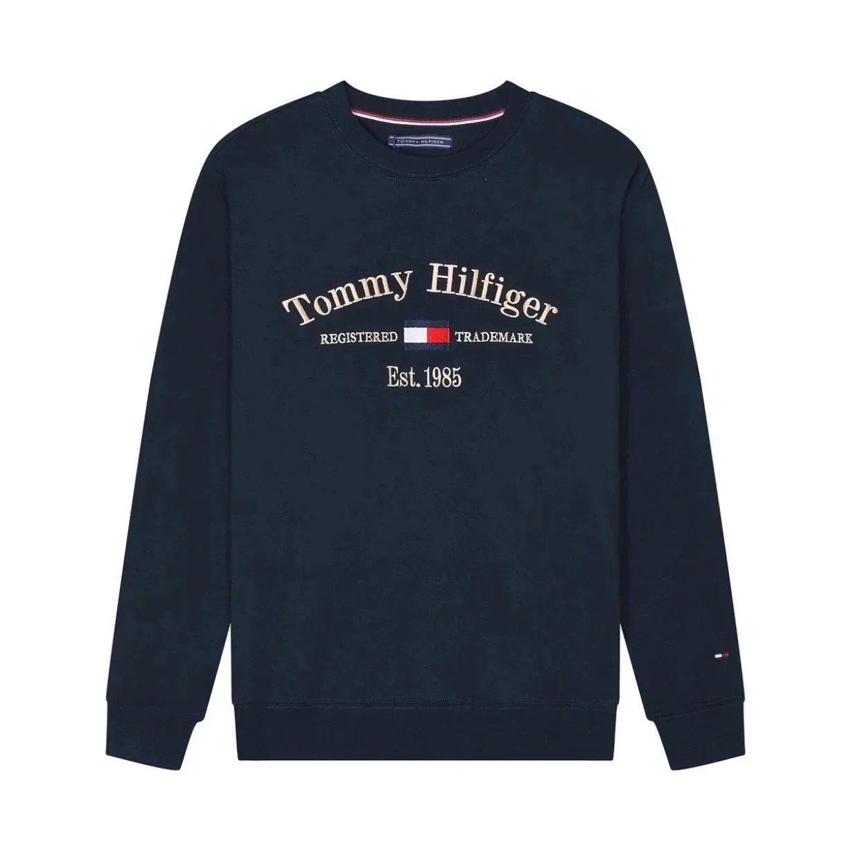 Tommy Hilfiger TH Registered Trademark Est. 1985 Graphic Sweatshirt Navy