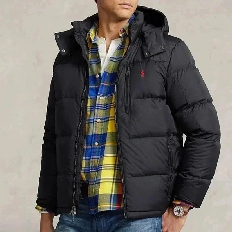 Ralph Lauren RL Water-Repellent Puffer Jacket Black