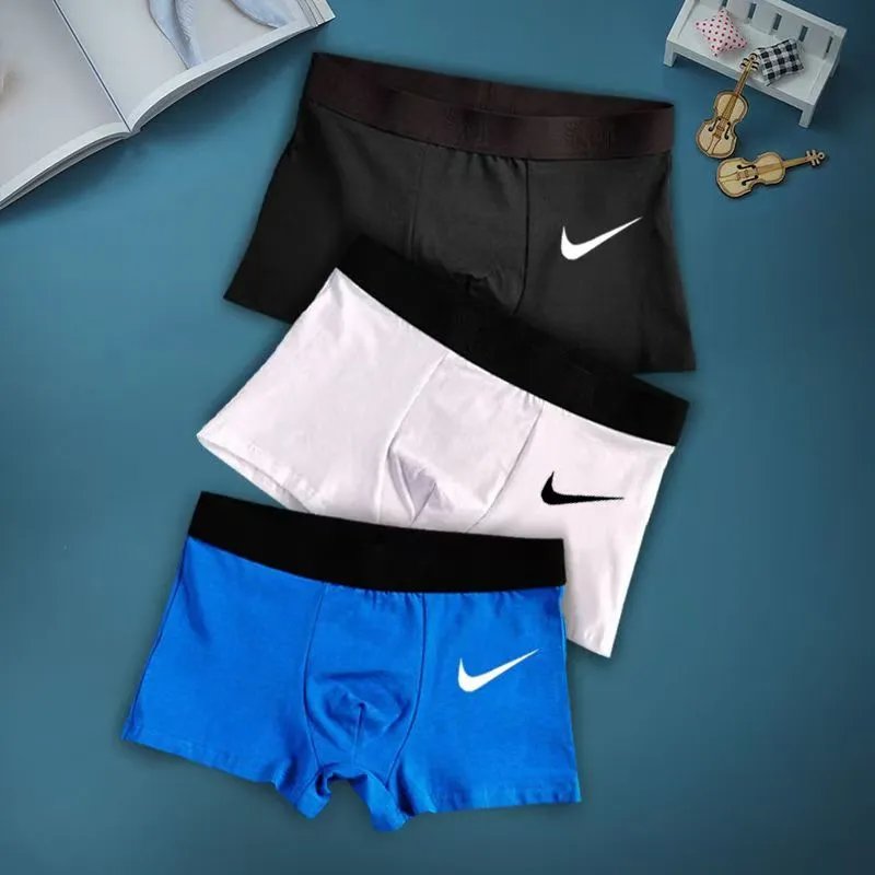 Nike Essential Cotton Stretch Comfortable Boxer Briefs Multicolor