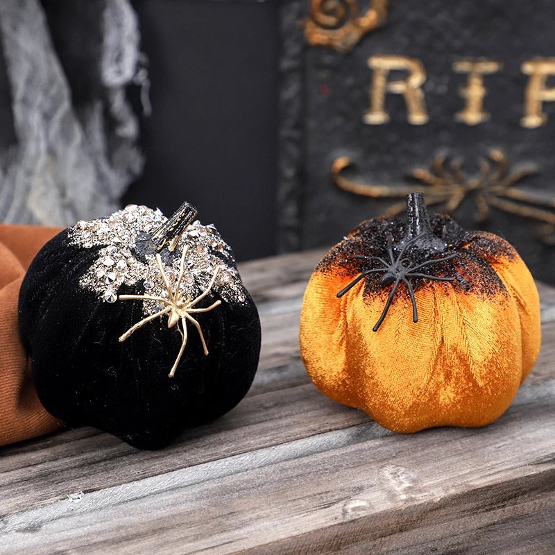 Halloween Decor Ins Nordic Style Novelty Spider Pumpkin Ornament Doll Holiday Gift