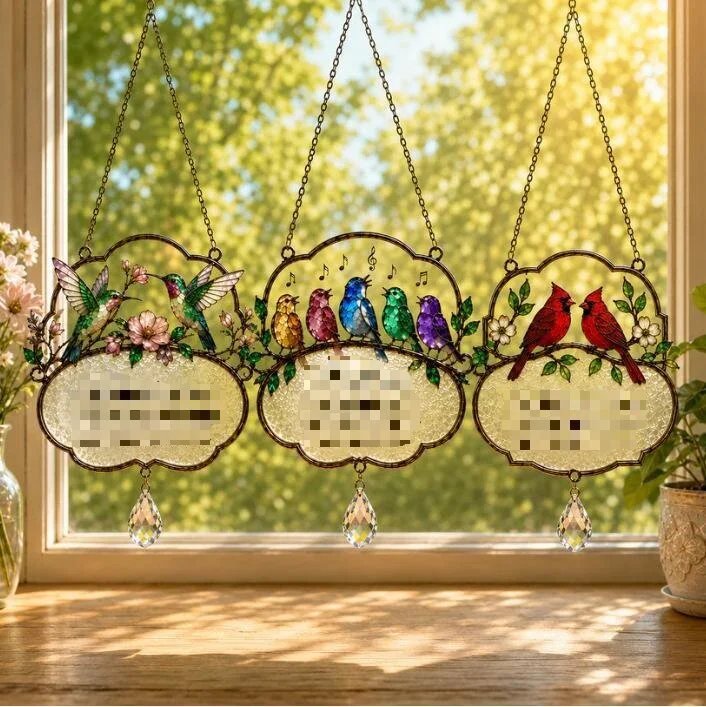 Bird Suncatcher Crystal Prism Bird Suncatcher Window Hanging Suncatcher S | Home Decor