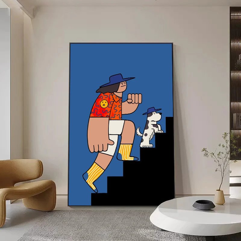 Pop Style Living Room Decorative Painting Modern Light Luxury Bedroom Restaurant Hanging Painting Niche | Home Decor