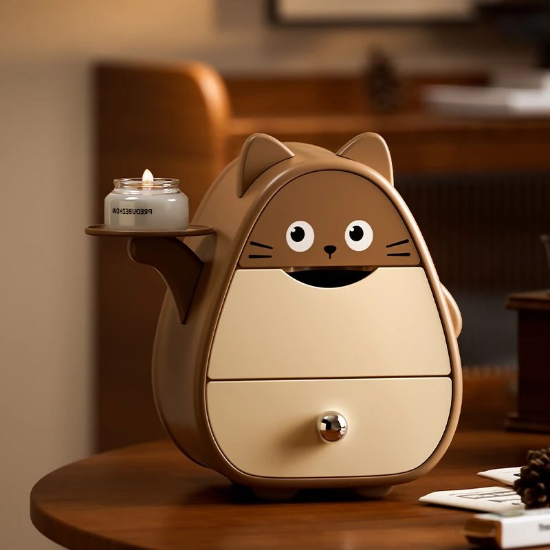 Desktop Storage Box Cartoon Cute Multi-layer Storage Rack Drawer-type Storage Box Multi-functional Porch | Storage Organizer