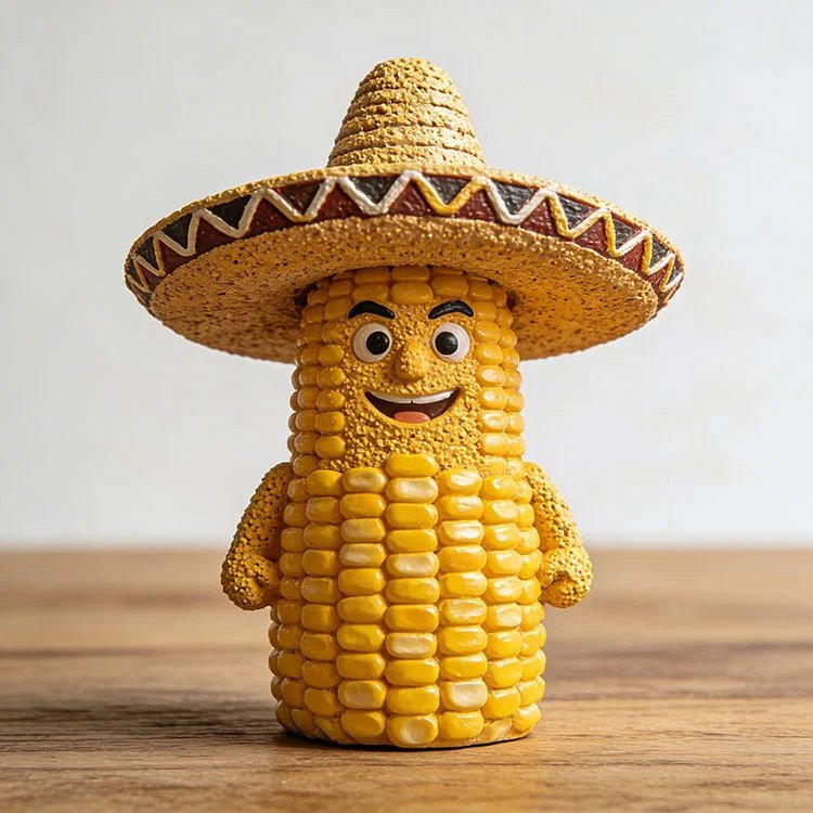 Mexican Corn Man Creative Resin Ornament Funny Living Room Ornament Gifts Wholesale Customization | Decorative Figurine