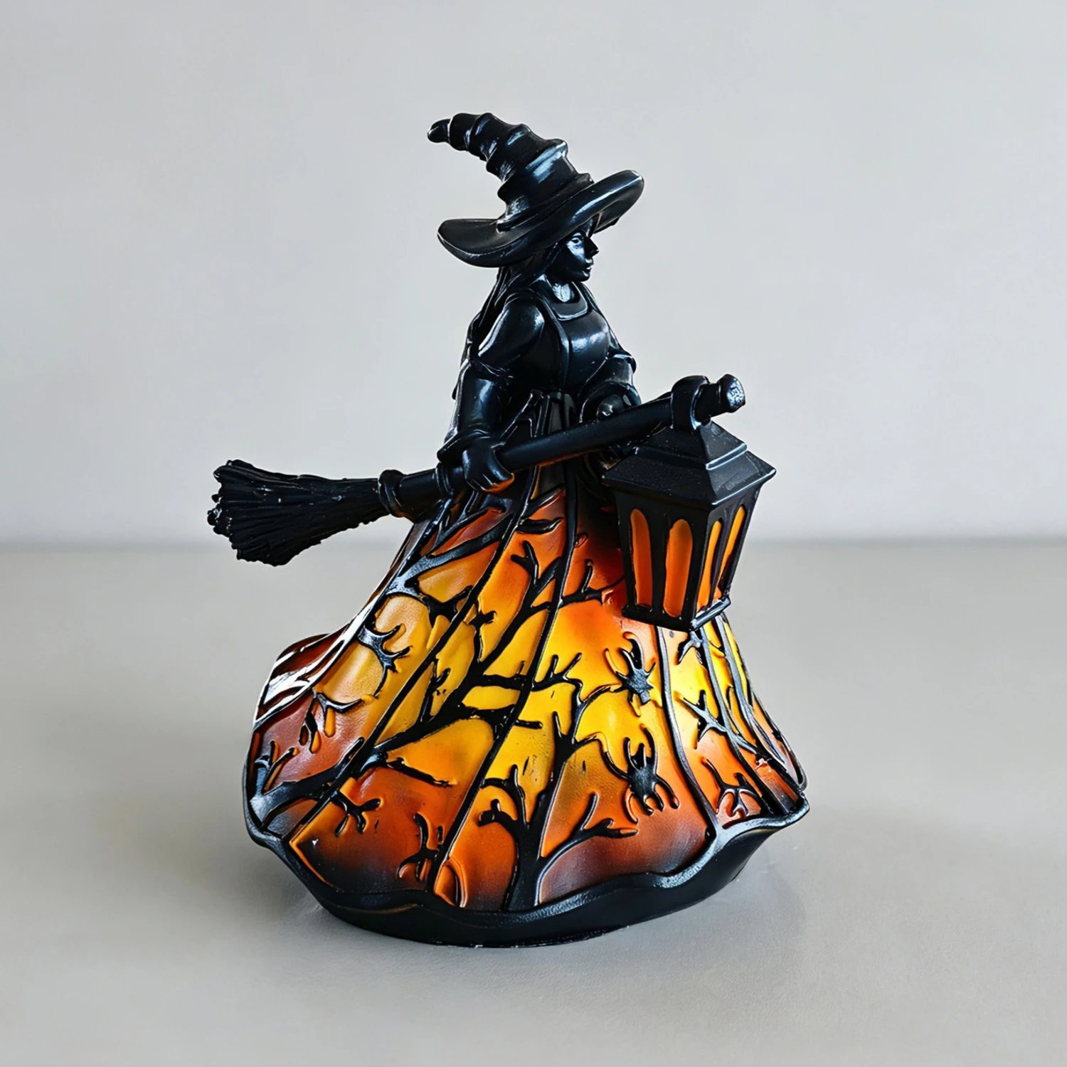 Halloween Witch Lamp Halloween Witch Lamp Desktop Home Decor Statue Ornament | Halloween Decor